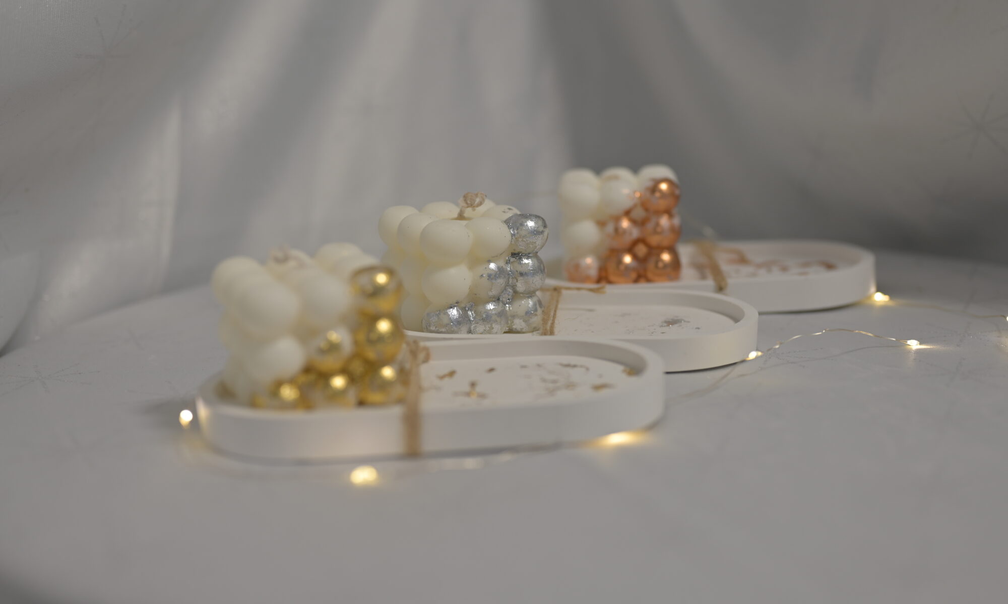 bubble cube metallique